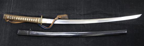 A WWII Japanese katana,